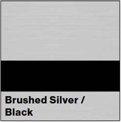 Brushed Silver/Black LASERMARK .052IN - Rowmark LaserMark